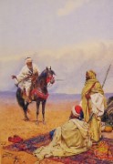 Giulio Rosati_1858-1917_A Horseman Stopping at a Bedouin Camp.jpg